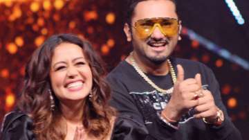 Neha Kakkar with Honey Singh