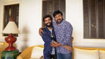 Rana Daggubati thanks Chiranjeevi for launching Virata Parvam's teaser; shares pics