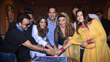Rakhi Sawant hosts a get-together for fellow BB14 contestants
