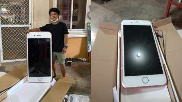 Teen boy orders cheap iPhone, receives iPhone shaped coffee table instead; see pictures