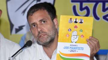 Congress releases manifesto for Assam assembly elections 2021.