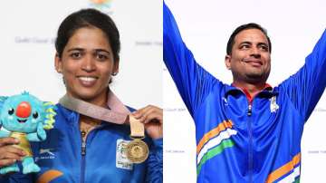 India's duo of Tejaswini Sawant and Sanjeev Rajput won the gold medal in the 50m rifle mixed team event.