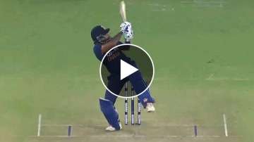 Suryakumar Yadav hots first-ball six