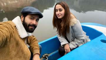 Varun Dhawan, wife Natasha Dalal go boating in Arunachal Pradesh