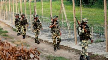 Border Security Force personnel opened fire when they noticed suspicious movement of three people around 10:15 pm Wednesday