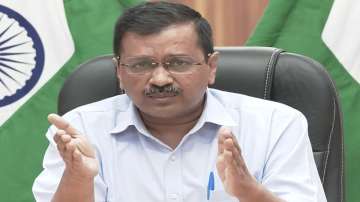 Delhi Chief Minister Arvind Kejriwal addresses a presser on the Covid situation in the national capital.