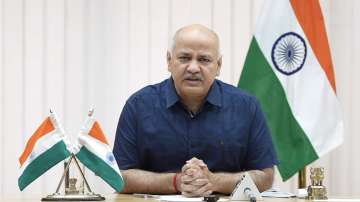 Delhi Deputy CM Manish Sisodia addresses the media on increase in number of beds, amid a surge in COVID-19 cases, in New Delhi.