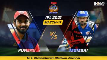 Live Cricket Score, PBKS vs MI IPL 2021 Match 17: Follow Live score and updates from Chennai