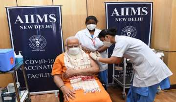 PM Modi takes second dose of COVID-19 vaccine at AIIMS