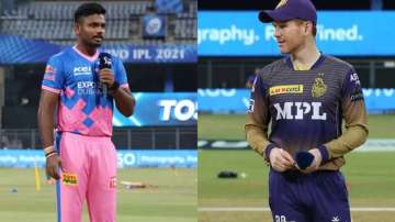 Sanju Samson and Eoin Morgan