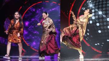 Indian Idol 12: Rekha dances to Humma Humma wearing sneakers, gifts Neha Kakkar Kanjivaram saree 