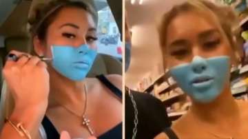 Foreign influencers slammed for painting mask on face to enter Bali supermarket; watch video