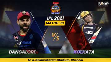 Live Score RCB vs KKR IPL 2021: Live Updates from Chennai