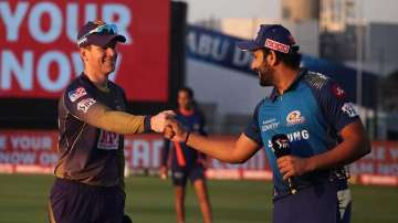 Eoin Morgan and Rohit Sharma