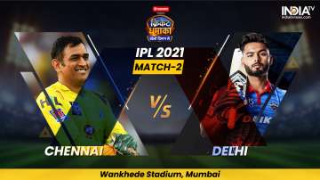 Live Cricket Score IPL 2021 Match 2, CSK vs DC: Follow Live Updates from Wankhede Stadium