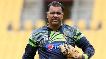 Pakistan's bowling coach Waqar Younis