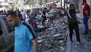 Israeli strikes kill 6 in Gaza; rockets fired from Lebanon