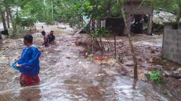 Cyclone-induced rain submerges many villages in 3 Odisha districts
