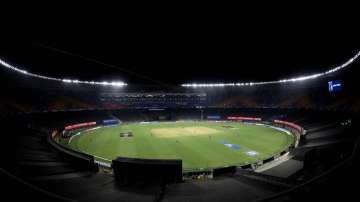 General view during match 29 of the Vivo Indian Premier League 2021 between the Punjab Kings and the Delhi Capitals held at the Narendra Modi Stadium, Ahmedabad