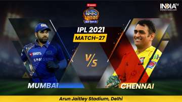MI vs CSK IPL 2021: Find live updates from Mumbai Indians vs Chennai Super Kings IPL 2021 Match Live