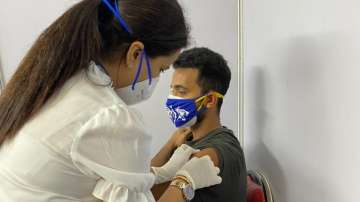 India's Test vice-captain Ajinkya Rahane received the first dose of COVID-19 vaccine on Saturday.