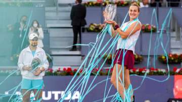 Sabalenka defeated top-ranked Ash Barty 6-0, 3-6, 6-4 for her 10th WTA title — and first on clay.