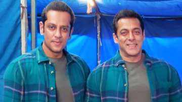 Salman Khan's pictures with body double Parvez Kazi from 'Radhe' sets go viral. Seen yet?