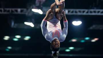 Simone Biles makes history on return to competition at US Classic