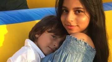 Suhana Khan wishes little brother AbRam on 8th birthday with unseen pool video