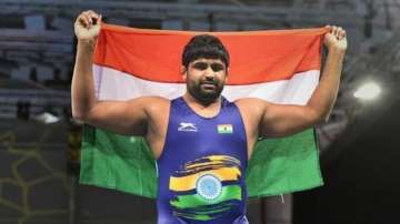 Sumit joined Ravi Dahiya (57kg), Bajrang Punia (65kg) and Deepak Punia (86kg) in India's men's free 