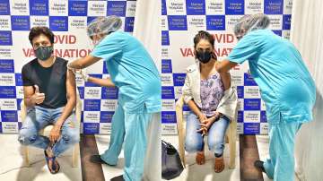 Riteish Deshmukh, wife Genelia D'Souza get vaccinated against COVID-19