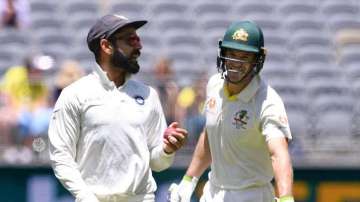 Virat Kohli and Tim Paine