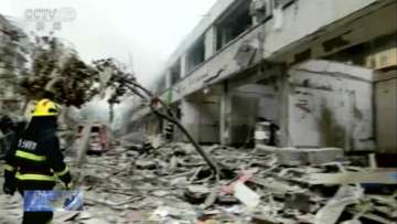 china powerful gas explosion, china explosion, china powerful gas explosion killed injured 