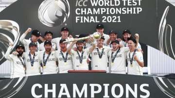 New Zealand team after winning the WTC Final