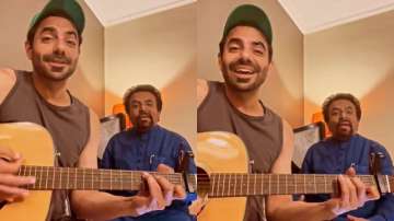 Aparshakti Khurana 'jamming with his Pitashree' on this old Bollywood classic