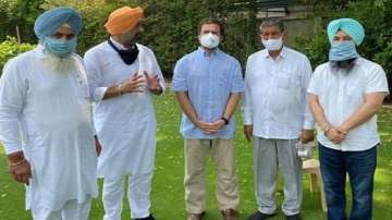 All India Congress Committee (AICC) general secretary in-charge of Punjab affairs Harish Rawat and the party's chief spokesperson Randeep Surjewala were also present on the occasion.