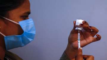 A doctor prepares to administer Covaxin vaccine against the coronavirus at a vaccination center in Mumbai.