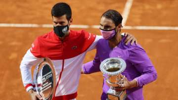 Novak Djokovic and Rafael Nadal