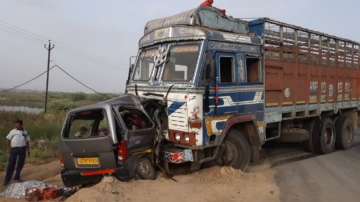10 killed in car-truck collision in Gujarat’s Anand district