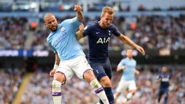 Harry Kane in spotlight as Man City opens PL title defense at Spurs