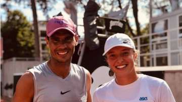 Rafael Nadal and Iga Swiatek