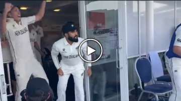 Watch: Winning moments from New Zealand dressing room in WTC Final