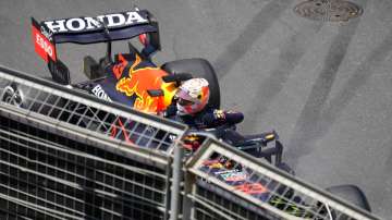 Verstappen crashes, Gasly fastest in Azerbaijan 3rd practice
