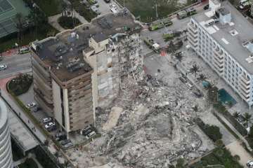 Miami building collapse: Nearly 100 feared dead after Florida beachfront condo collapses