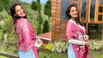 Nusrat Jahan shares pictures with her baby bump on Instagram. Look at that glow!