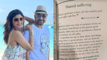 Shilpa Shetty shares post on 'shared suffering' as Raj Kundra opens up on divorce with Kavita