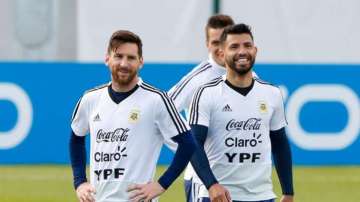 Lionel Messi and Sergio Aguero