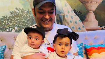 Kapil Sharma on 'public demand' shares FIRST PIC of son Trishaan on Father's Day