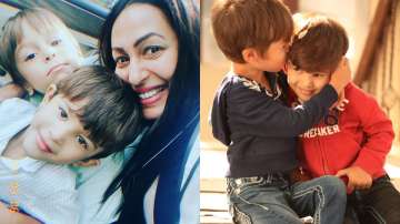 Kashmera Shah shares adorable birthday wish for her twin boys