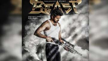 Vijay’s ‘Thalapathy 65’ titled ‘Beast’ FIRST LOOK poster out ahead of his birthday
